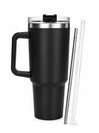 1 ltr Purple Stainless Steel Vacuum Insulated Tumbler, with Straw and Handle .. - ANS Billons