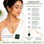 Elegant Teradrop Pendant Necklace