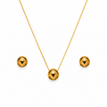 Elegant Geometric Pendant Jewelry Set