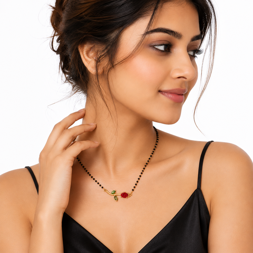 Premium Floral Mangalsutra