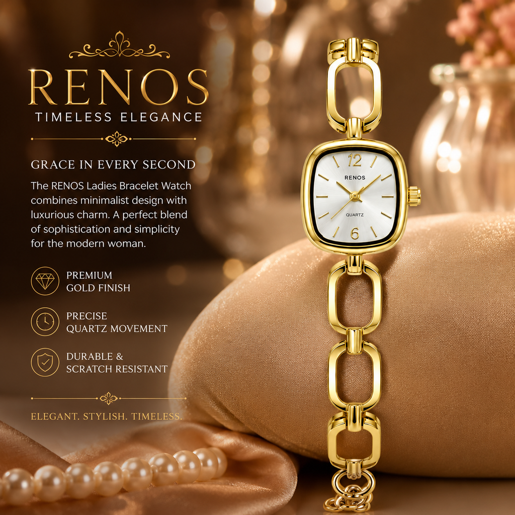 Elegant Square Dial Design watch