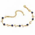 Elegant Gold-Plated Adjustable Bracelet for Women