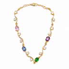 Premium Gemstone Swirl Bracelet