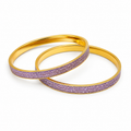 Elegant Gold Glitter Bangles for Women