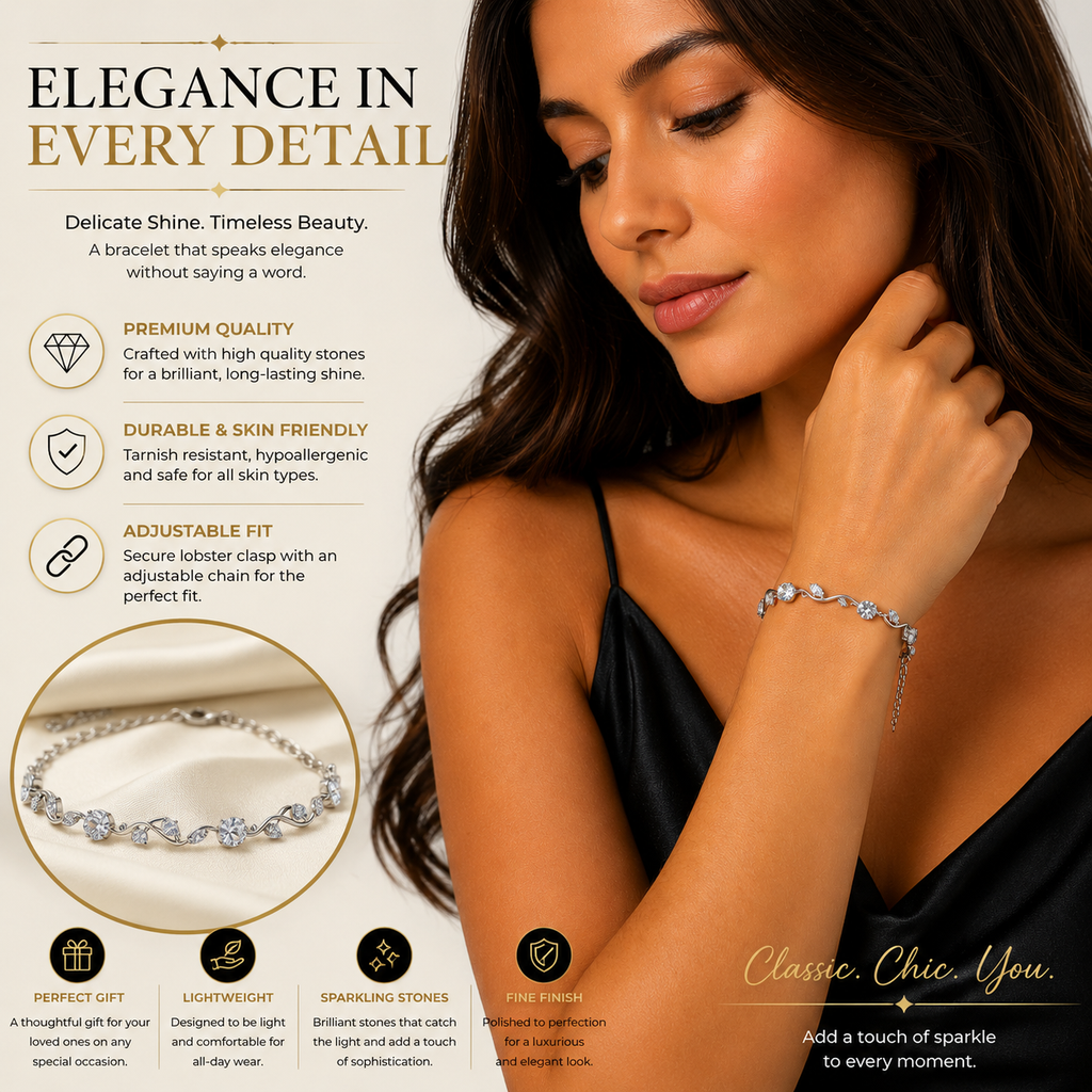 Elegant Crystal Bracelet