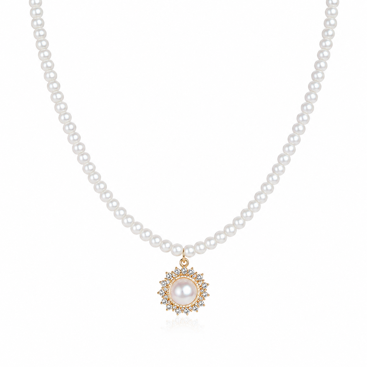 Elegant Pearl Pendant Necklace