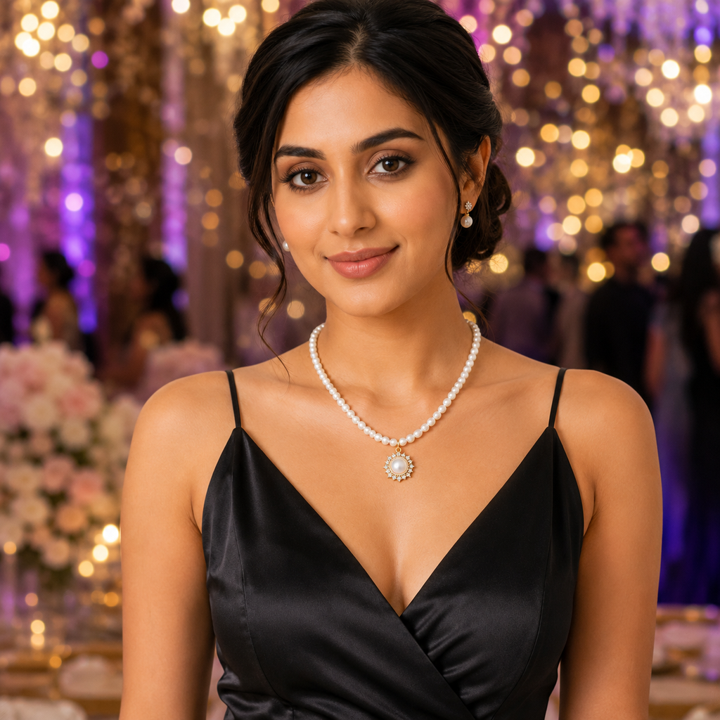 Elegant Pearl Pendant Necklace