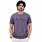 Men's Round Neck Printed T-Shirt | Premium Tencil Lycra Fabric | Soft & Stretchable | Casual Streetwear Graphic Tee