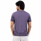Men's Round Neck Printed T-Shirt | Premium Tencil Lycra Fabric | Soft & Stretchable | Casual Streetwear Graphic Tee