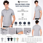 T-Shirt | Imported HD Pique Lycra Fabric | 220 GSM | Solid Casual Collar T-Shirt | Regular Fit | Half Sleeves