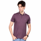 T-Shirt | Imported HD Pique Lycra Fabric | 220 GSM | Solid Casual Collar T-Shirt | Regular Fit | Half Sleeves