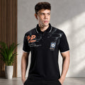 Men's Printed Polo T-Shirt | Fancy Collar Half Sleeve | Imported Tencil Lycra Fabric | 220-225 GSM | Regular Fit | Casual & Daily Wear