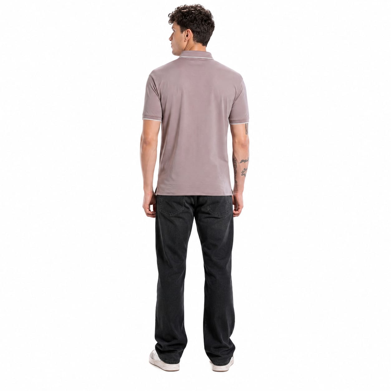 Men's Printed Polo T-Shirt | Fancy Collar Half Sleeve | Imported Tencel Lycra Fabric | Regular Fit | Casual Wear