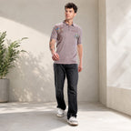 Men's Printed Polo T-Shirt | Fancy Collar Half Sleeve | Imported Tencel Lycra Fabric | Regular Fit | Casual Wear