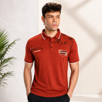 Men's Printed Polo T-Shirt | Fancy Collar Half Sleeve | Imported Tencel Lycra Fabric | Soft Stretch Casual Wear