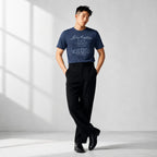 MENOLOGY Men's Round Neck Half Sleeve Graphic Printed T-Shirt | HOLISTIC | Imported Canvas Fabric | Regular Fit | Casual Wear