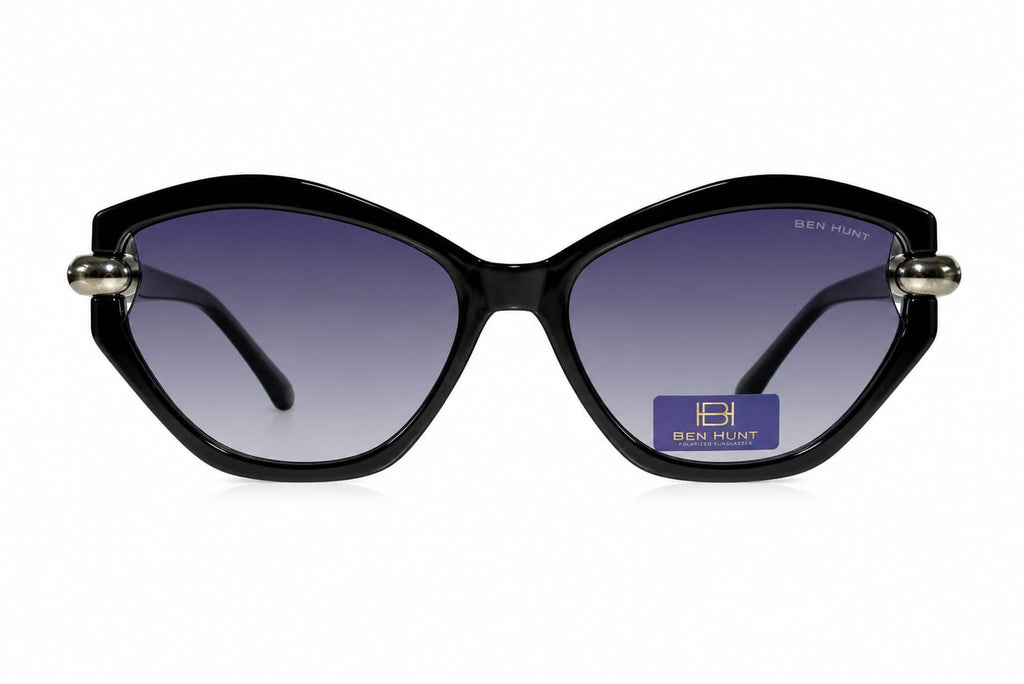 Upgrade your style with these elegant BEN HUNT Polarized Cat Eye Sunglasses.