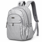 ANS BILLION Lightweight Casual Backpack for Men & Women | Water-Resistant Polyester | Spacious Multi-Compartment Travel, College & Office Laptop Backpack | Grey