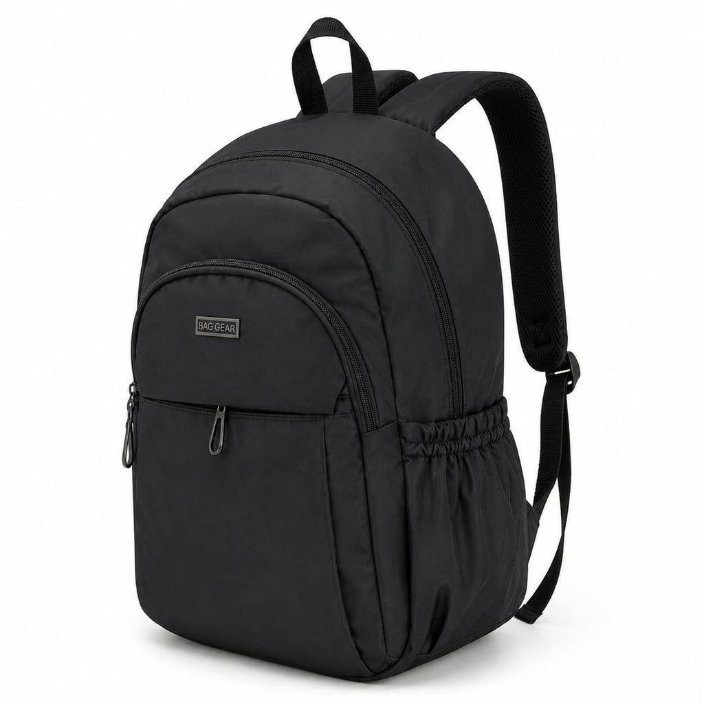 ANS Billion Black Laptop Backpack | Water-Resistant Casual Backpack for Men & Women | College, Office, School & Travel Bag | Lightweight with Multiple Compartments