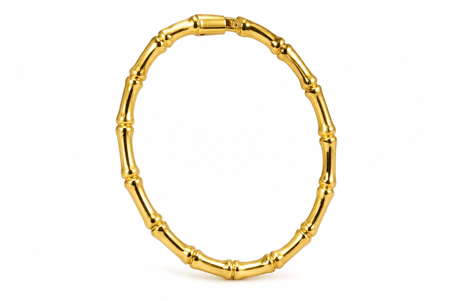 Gold Plated Bamboo Design Kada for Women