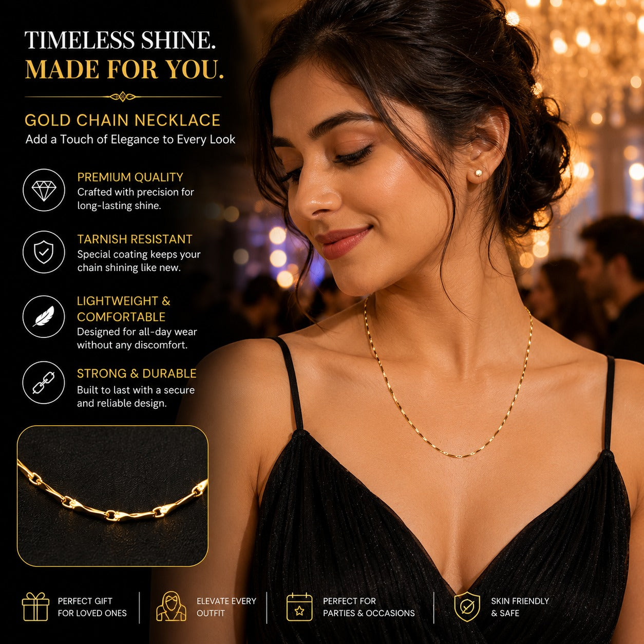 PREMIUM GOLD CHAIN NECKLACE