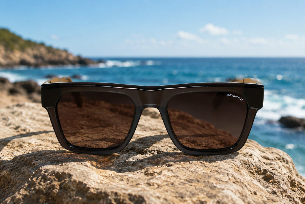 Upgrade your style with BENHUNT Square Polarized Sunglasses.