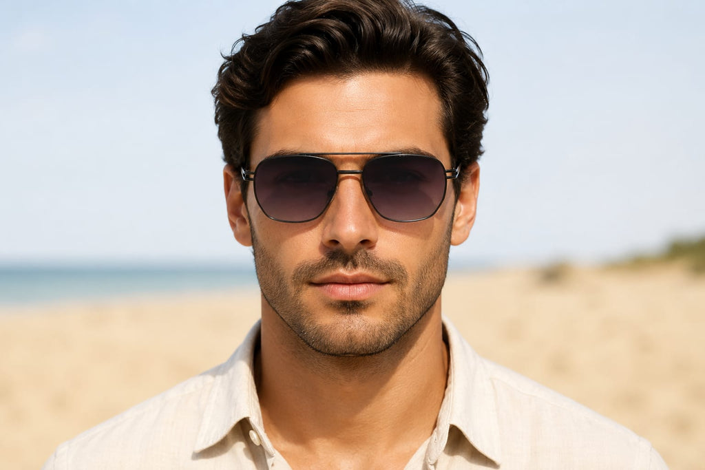 Upgrade your style with BENHUNT Square Polarized Sunglasses.