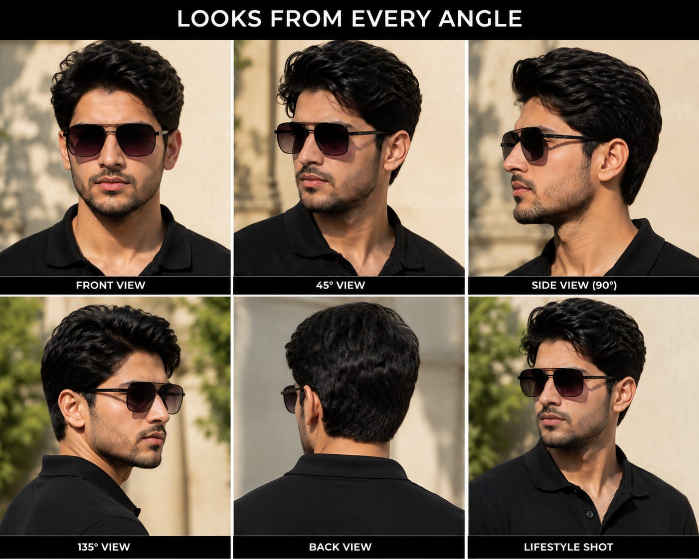 Ben Hunt Premium Sunglasses, designed for modern men - ANS Billons