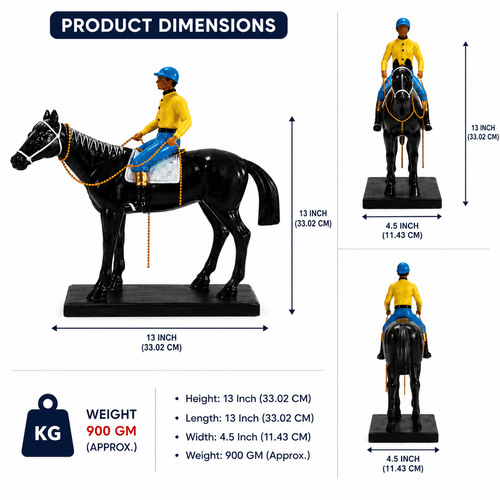 Best Showpiece Statue for Home Decor Beautiful Riding Horse ... - ANS Billons