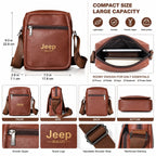 Jeep BULUO Men's Crossbody Sling Bag, Brown - ANS Laxury