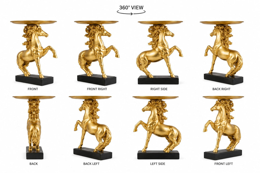 Majestic Horse with Plate – VIIVAZ - ANS Billons