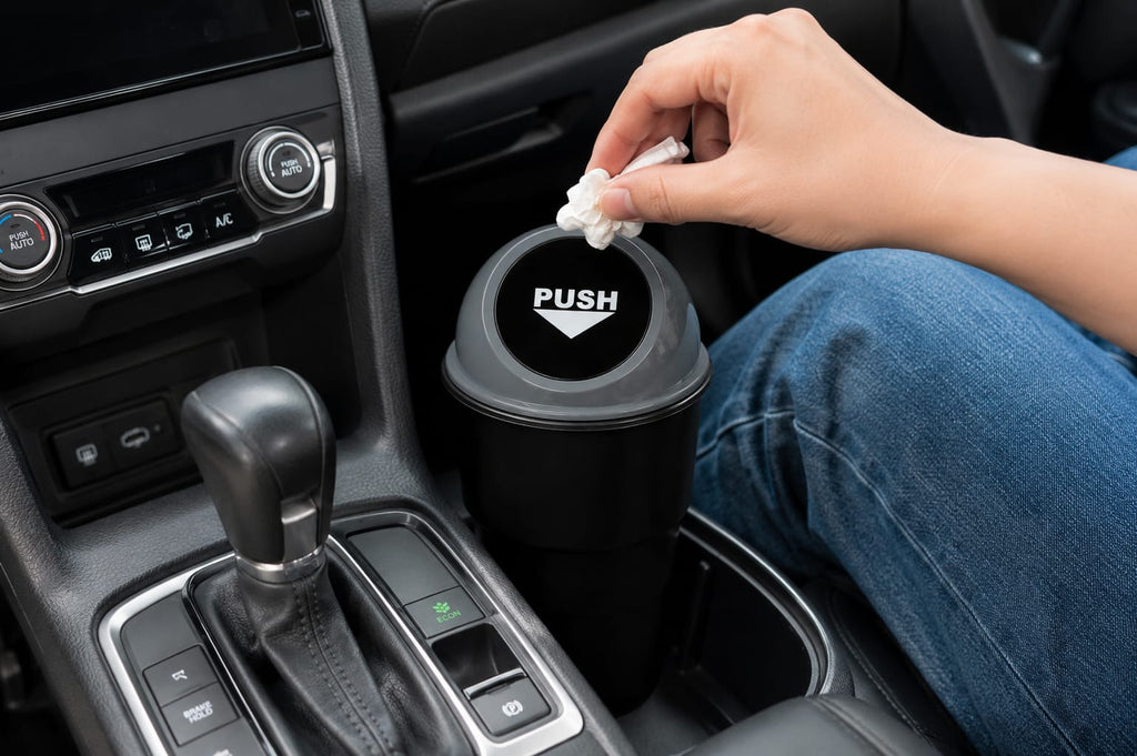 MOTOZOOP Car Dustbin Garbage Can Car Trash Bin - ANS Billons