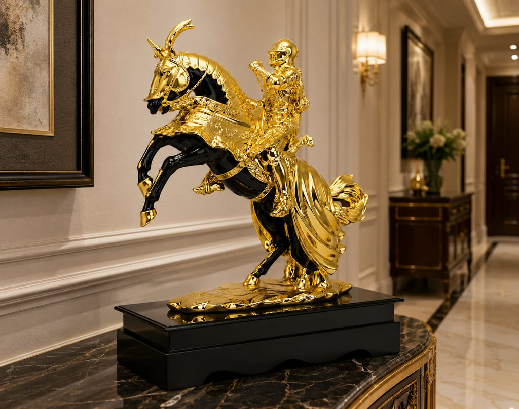 Napoleon warrior Horse Decorative Showpiece - ANS Billons