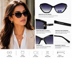 Style with the BEN HUNT Women's Cat Eye Sunglasses. - ANS Billons